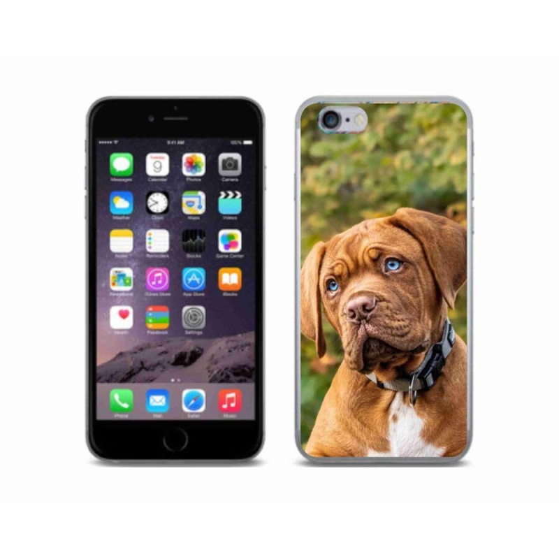 Gelový kryt mmCase na mobil iPhone 6/6S - štěně