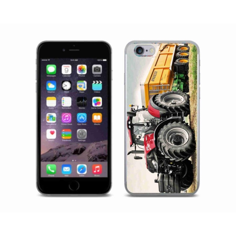 Gelový kryt mmCase na mobil iPhone 6/6S - traktor 3