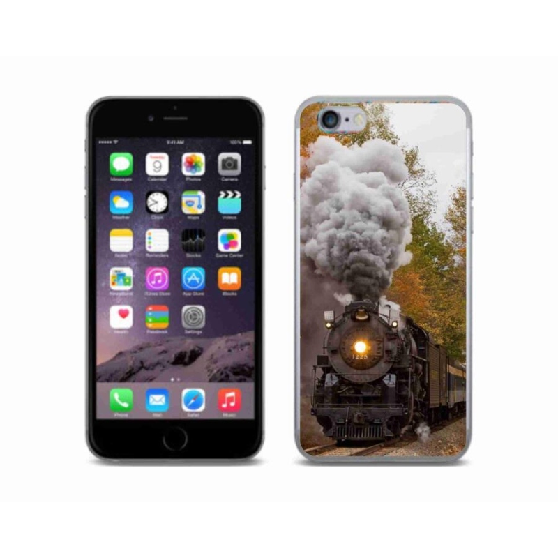 Gelový kryt mmCase na mobil iPhone 6/6S - vlak 1