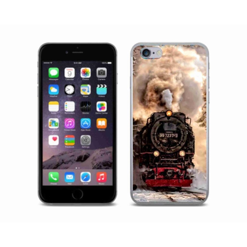 Gelový kryt mmCase na mobil iPhone 6/6S - vlak