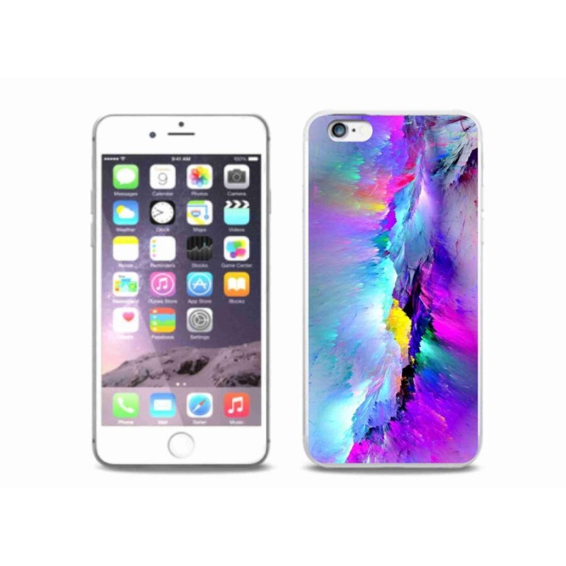Gelový kryt mmCase na mobil iPhone 6 Plus/6S Plus - abstrakt