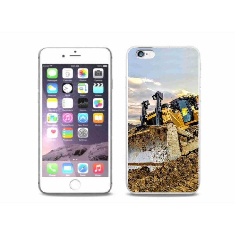 Gelový kryt mmCase na mobil iPhone 6 Plus/6S Plus - bagr