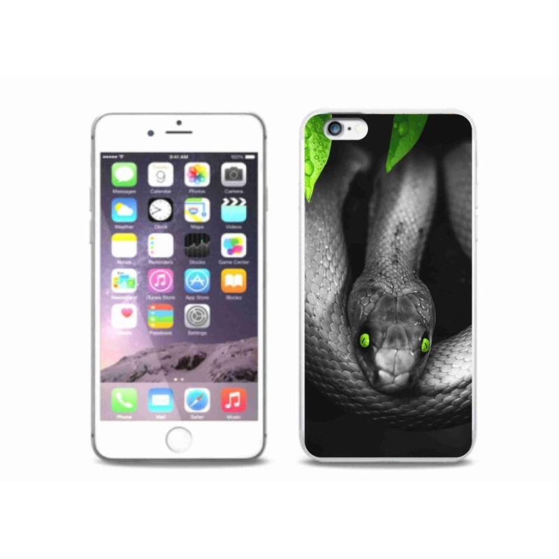 Gelový kryt mmCase na mobil iPhone 6 Plus/6S Plus - had