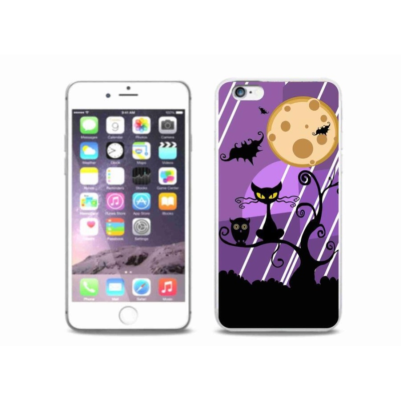 Gelový kryt mmCase na mobil iPhone 6 Plus/6S Plus - halloween