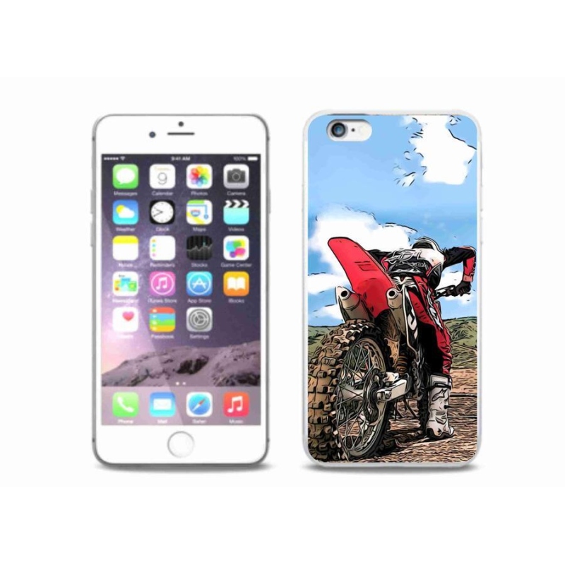 Gelový kryt mmCase na mobil iPhone 6 Plus/6S Plus - moto