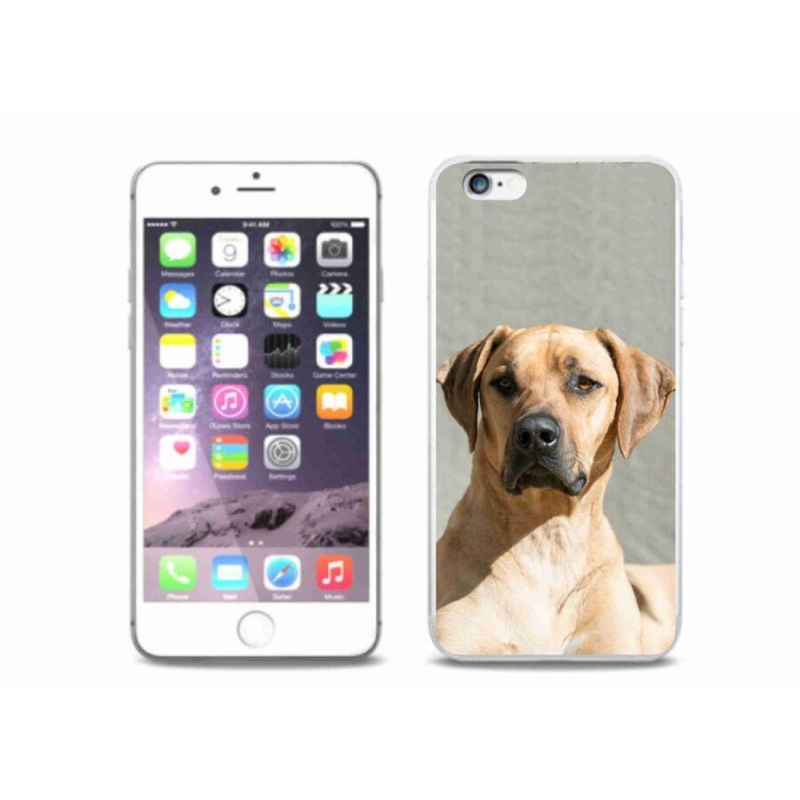 Gelový kryt mmCase na mobil iPhone 6 Plus/6S Plus - ridgeback