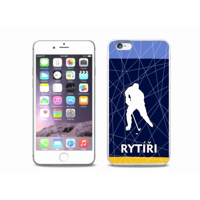 Gelový kryt mmCase na mobil iPhone 6 Plus/6S Plus - Rytíři