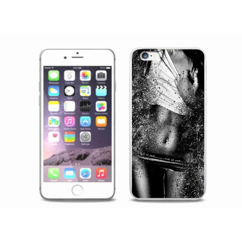 Gelový kryt mmCase na mobil iPhone 6 Plus/6S Plus - sexy žena 1