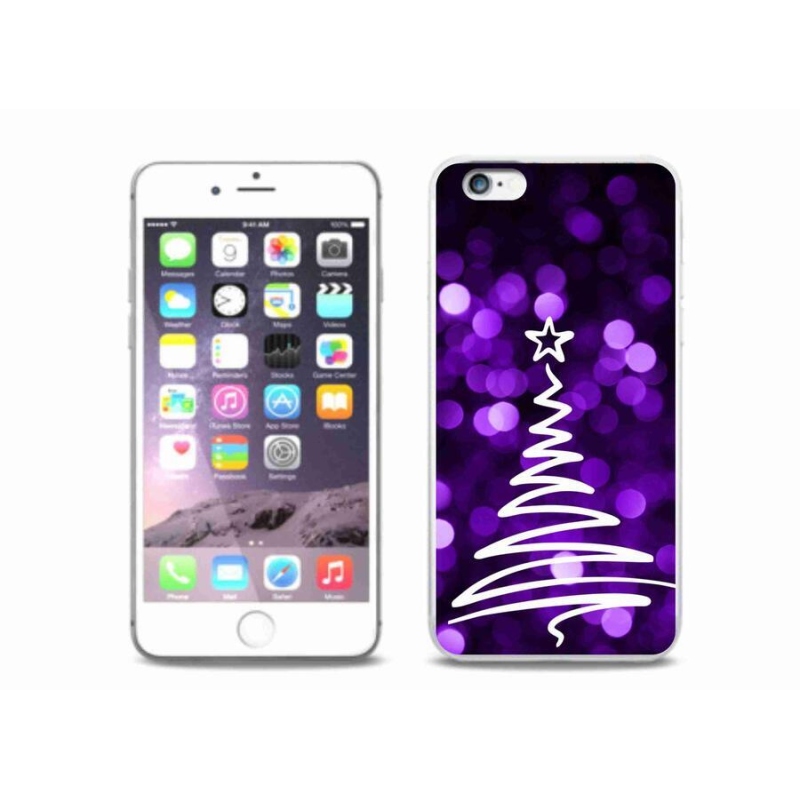 Gelový kryt mmCase na mobil iPhone 6 Plus/6S Plus - stromek
