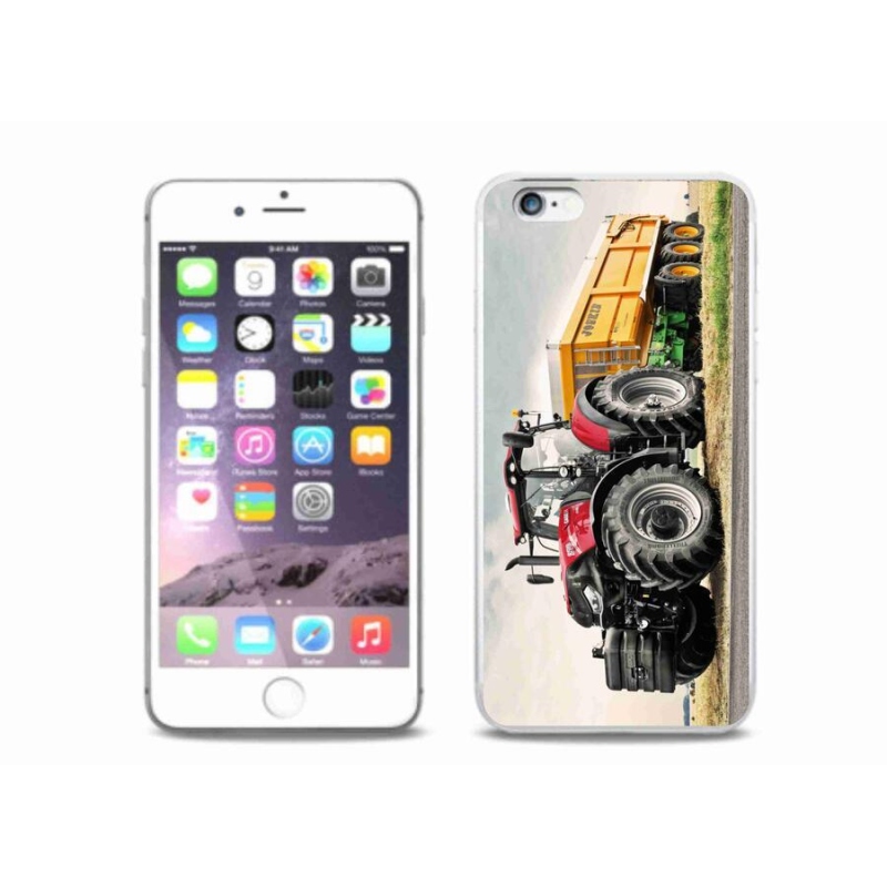 Gelový kryt mmCase na mobil iPhone 6 Plus/6S Plus - traktor 3