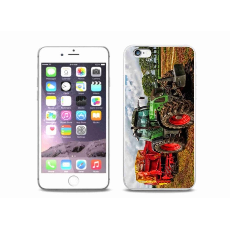 Gelový kryt mmCase na mobil iPhone 6 Plus/6S Plus - traktor 4