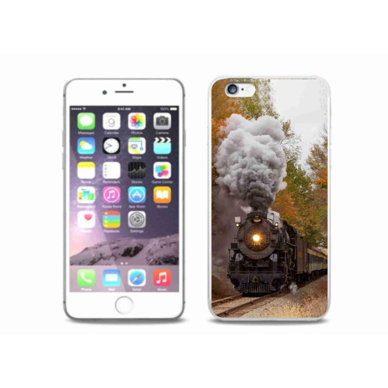 Gelový kryt mmCase na mobil iPhone 6 Plus/6S Plus - vlak 1