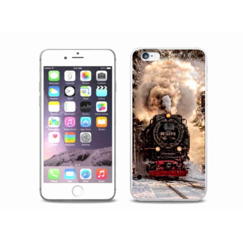 Gelový kryt mmCase na mobil iPhone 6 Plus/6S Plus - vlak
