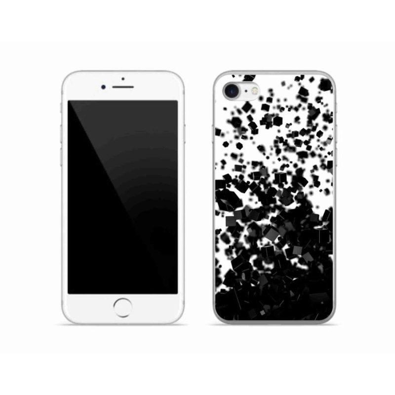 Gelový kryt mmCase na mobil iPhone 7 - abstraktní vzor 1