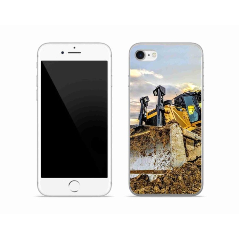 Gelový kryt mmCase na mobil iPhone 7 - bagr