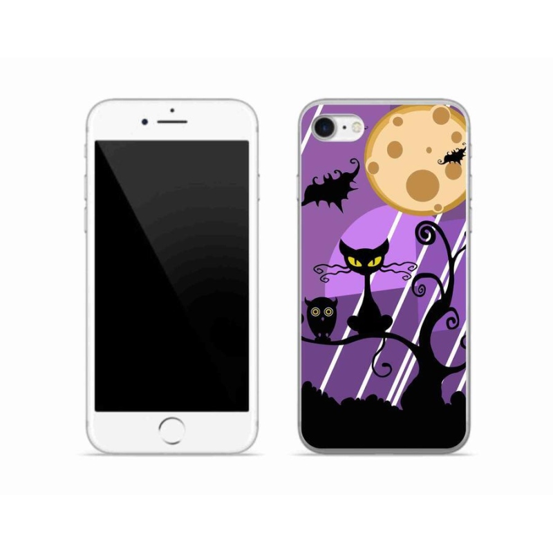 Gelový kryt mmCase na mobil iPhone 7 - halloween