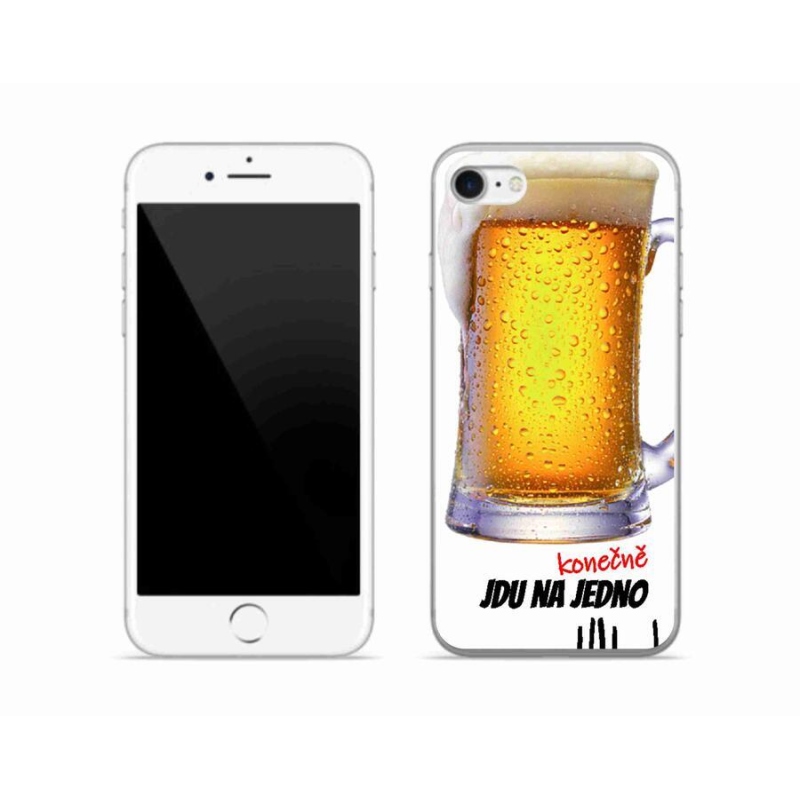 Gelový kryt mmCase na mobil iPhone 7 - jdu na jedno