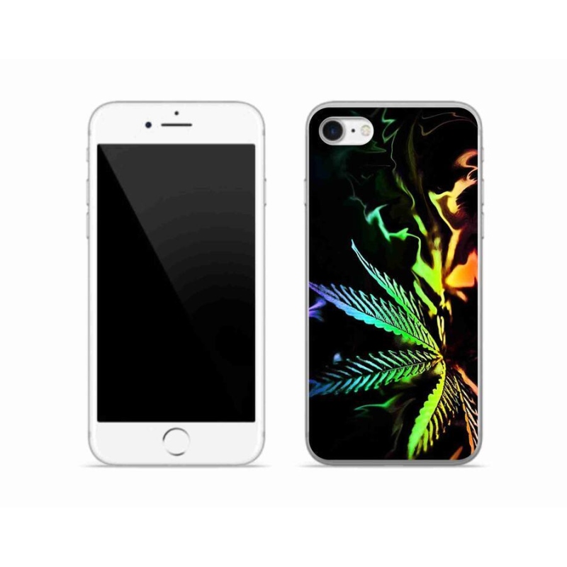 Gelový kryt mmCase na mobil iPhone 7 - konopí 2