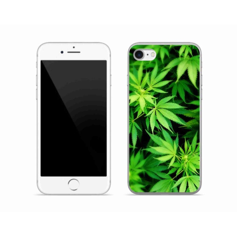 Gelový kryt mmCase na mobil iPhone 7 - konopí 3