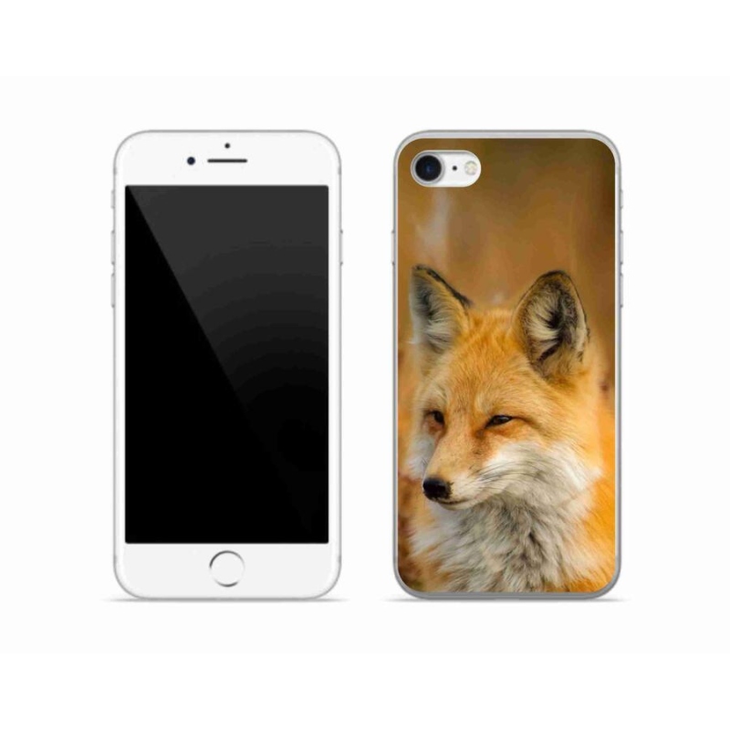 Gelový kryt mmCase na mobil iPhone 7 - liška