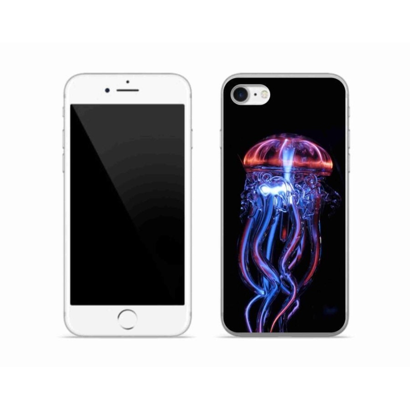 Gelový kryt mmCase na mobil iPhone 7 - medúza