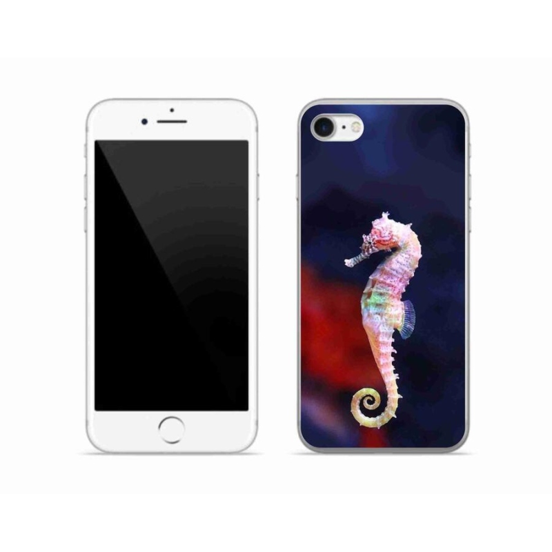 Gelový kryt mmCase na mobil iPhone 7 - mořský koník
