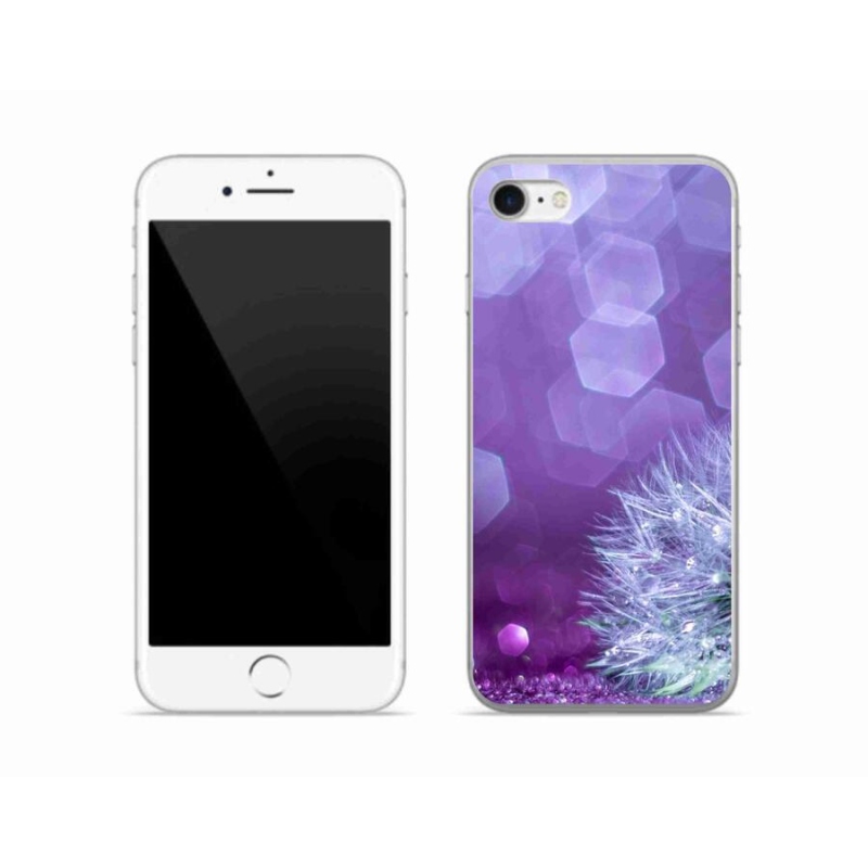 Gelový kryt mmCase na mobil iPhone 7 - odkvetlá pampeliška 2