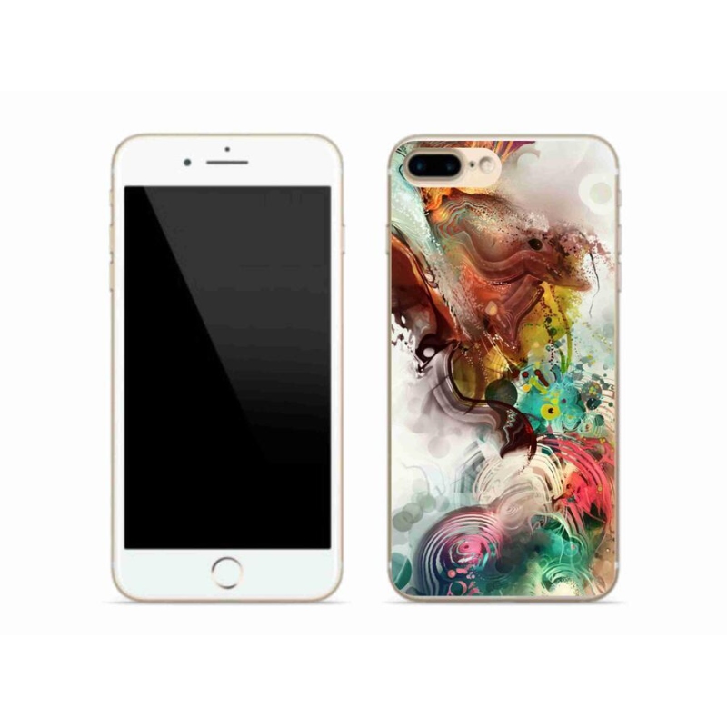 Gelový kryt mmCase na mobil iPhone 7 Plus - abstrakt 1
