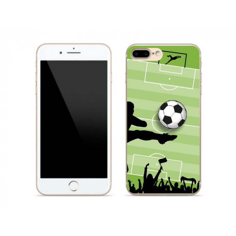 Gelový kryt mmCase na mobil iPhone 7 Plus - fotbal 3