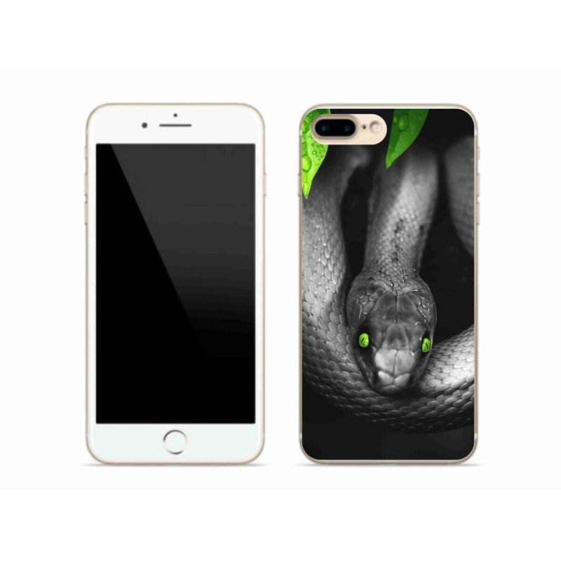 Gelový kryt mmCase na mobil iPhone 7 Plus - had