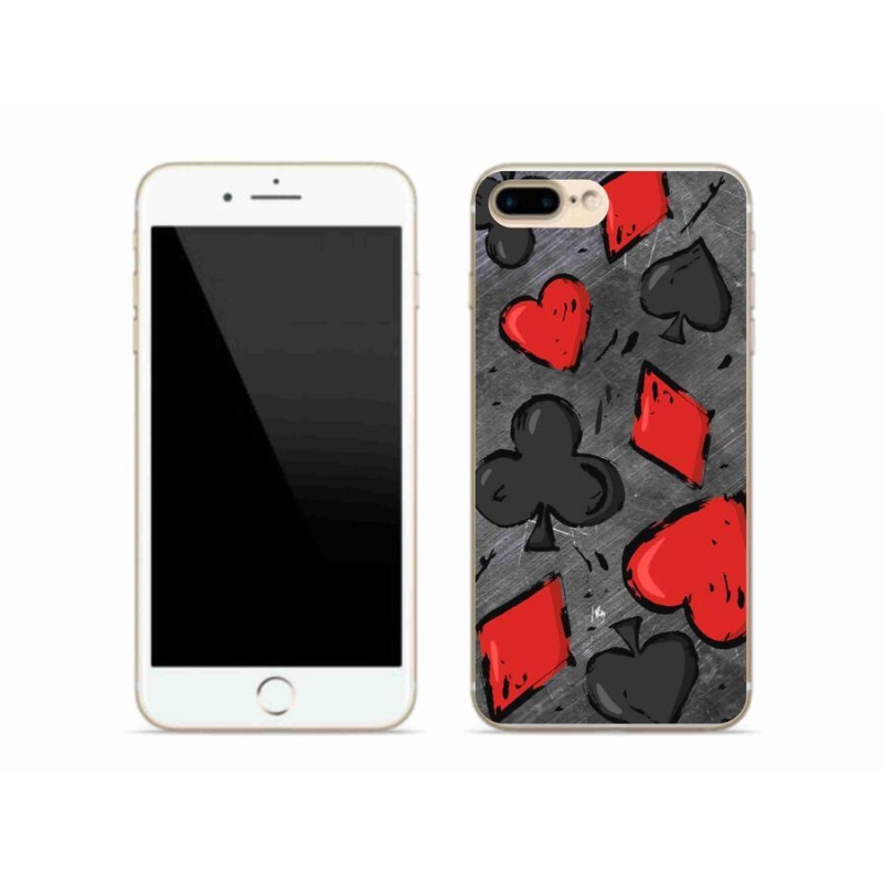 Gelový kryt mmCase na mobil iPhone 7 Plus - karta 1