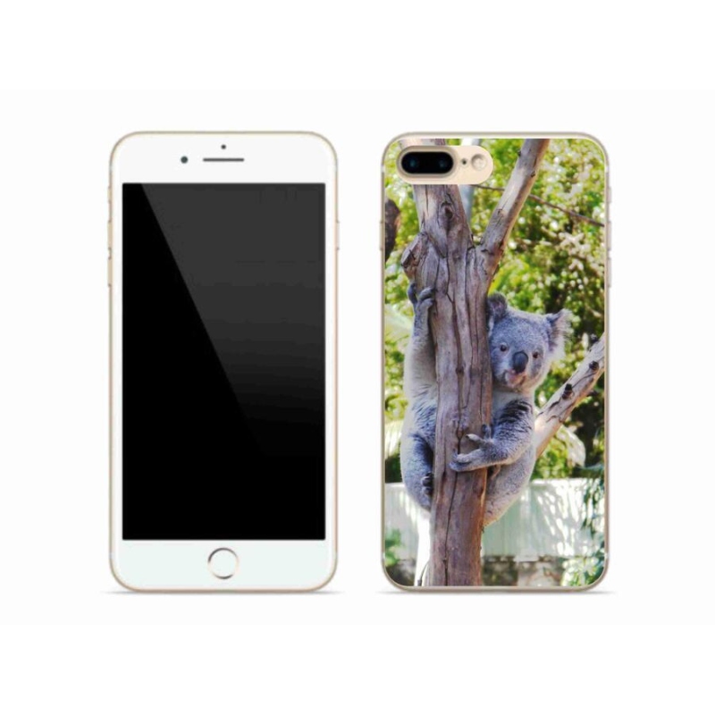 Gelový kryt mmCase na mobil iPhone 7 Plus - koala
