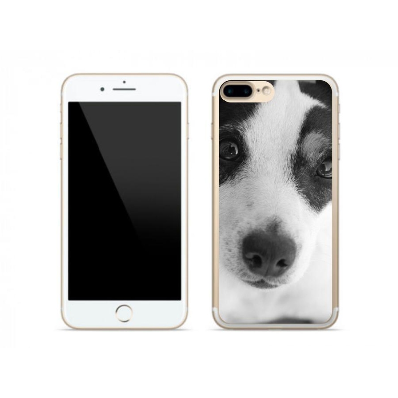 Gelový kryt mmCase na mobil iPhone 7 Plus - pes