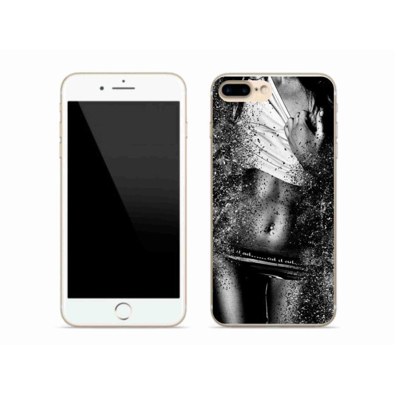 Gelový kryt mmCase na mobil iPhone 7 Plus - sexy žena 1