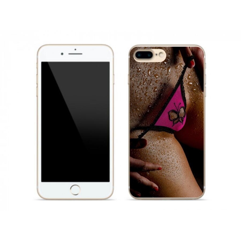 Gelový kryt mmCase na mobil iPhone 7 Plus - sexy žena