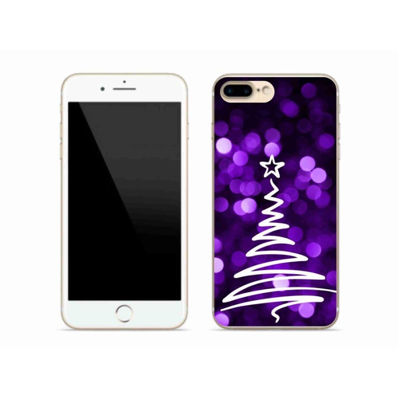 Gelový kryt mmCase na mobil iPhone 7 Plus - stromek