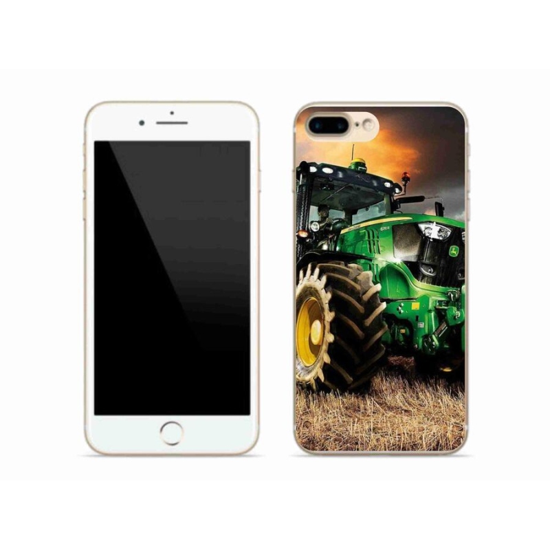 Gelový kryt mmCase na mobil iPhone 7 Plus - traktor