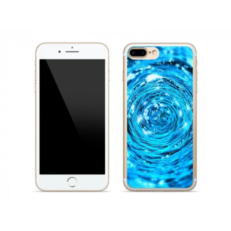 Gelový kryt mmCase na mobil iPhone 7 Plus - vodní vír