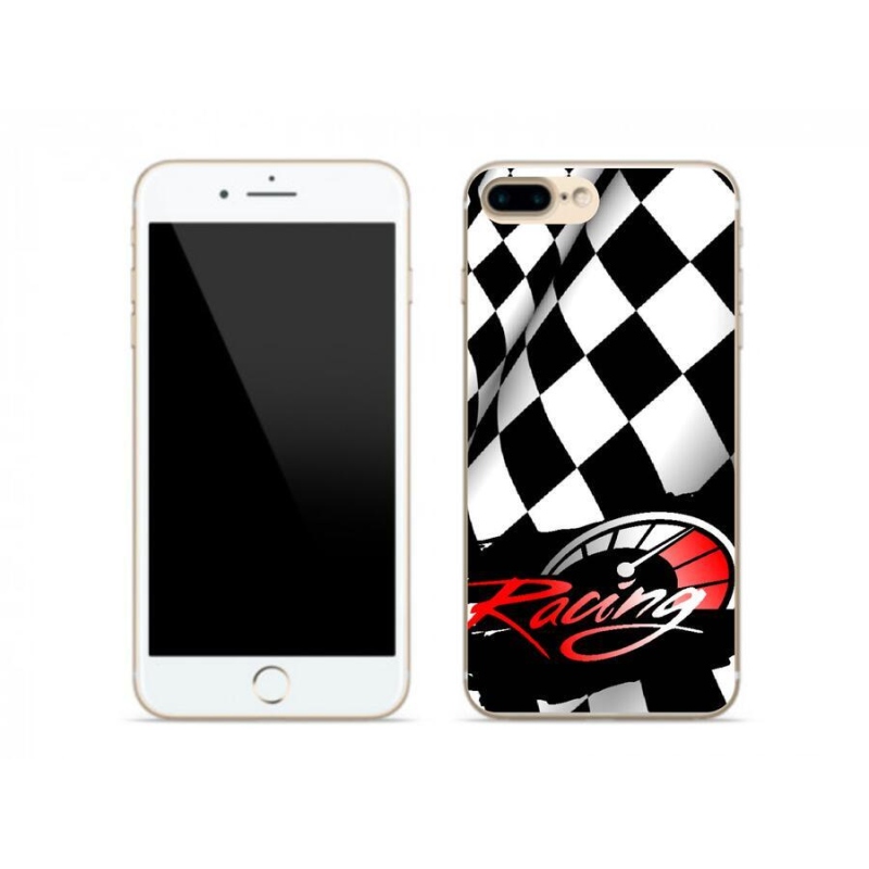 Gelový kryt mmCase na mobil iPhone 7 Plus - závodění