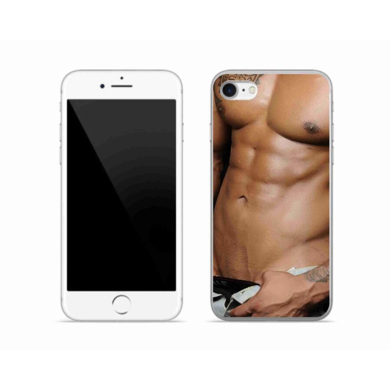 Gelový kryt mmCase na mobil iPhone 7 - sexy muž