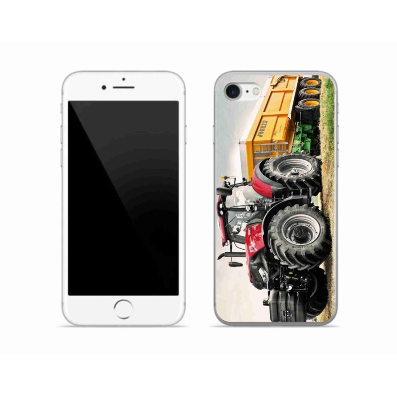 Gelový kryt mmCase na mobil iPhone 7 - traktor 3