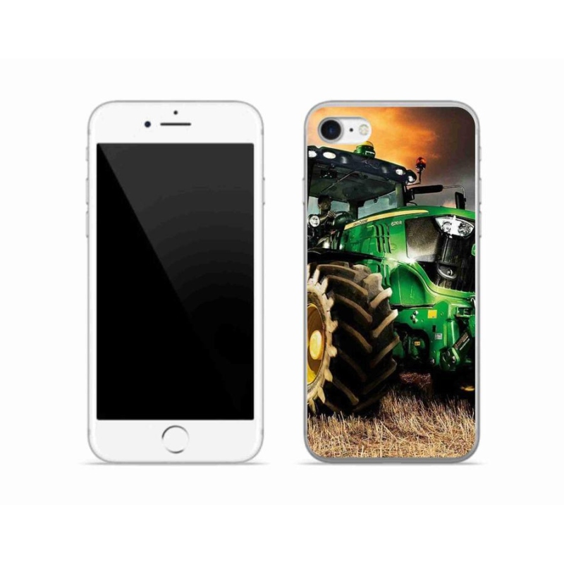 Gelový kryt mmCase na mobil iPhone 7 - traktor