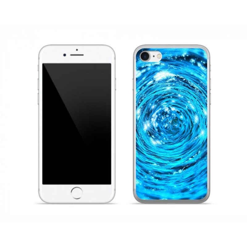 Gelový kryt mmCase na mobil iPhone 7 - vodní vír