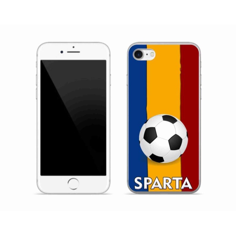 Gelový kryt mmCase na mobil iPhone 8 - fotbal 1