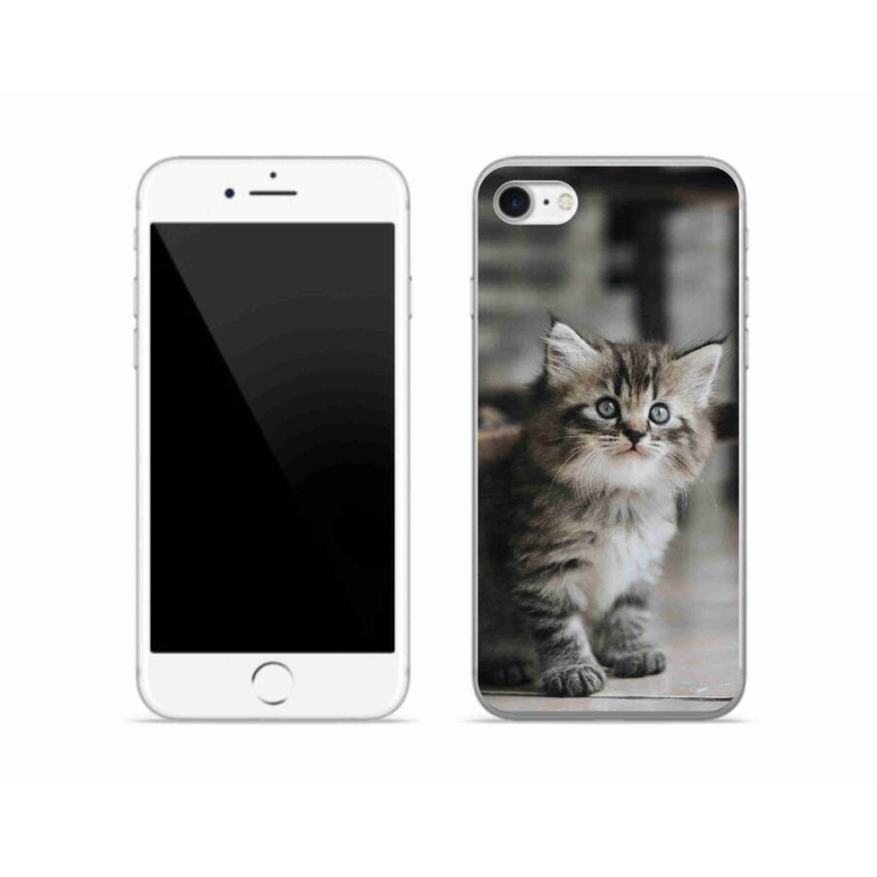 Gelový kryt mmCase na mobil iPhone 8 - koťátko