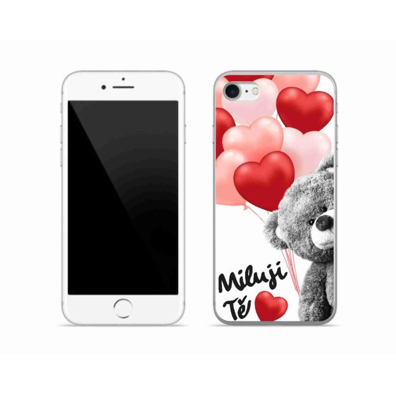 Gelový kryt mmCase na mobil iPhone 8 - miluji Tě