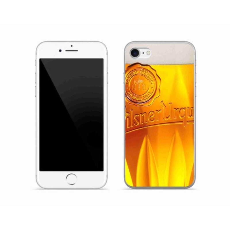 Gelový kryt mmCase na mobil iPhone 8 - pivo