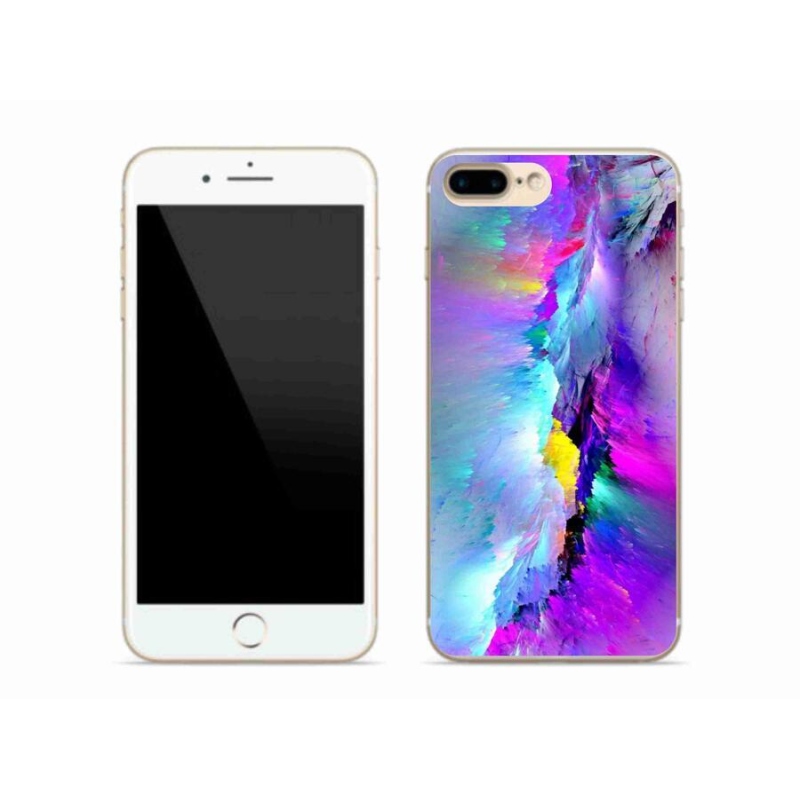 Gelový kryt mmCase na mobil iPhone 8 Plus - abstrakt
