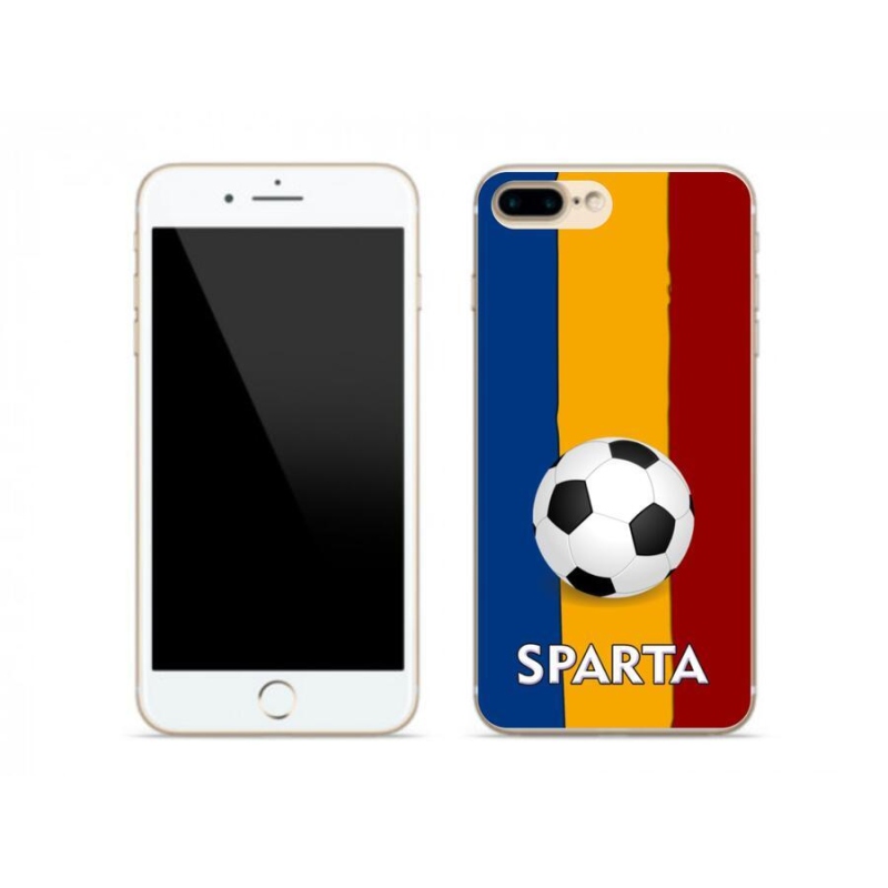 Gelový kryt mmCase na mobil iPhone 8 Plus - fotbal 1