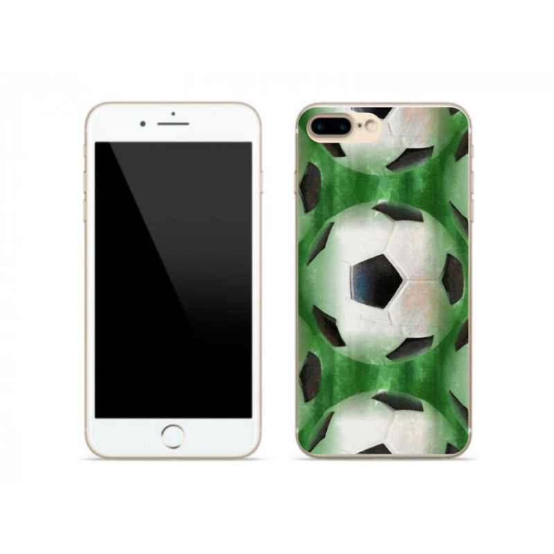 Gelový kryt mmCase na mobil iPhone 8 Plus - fotbalový míč